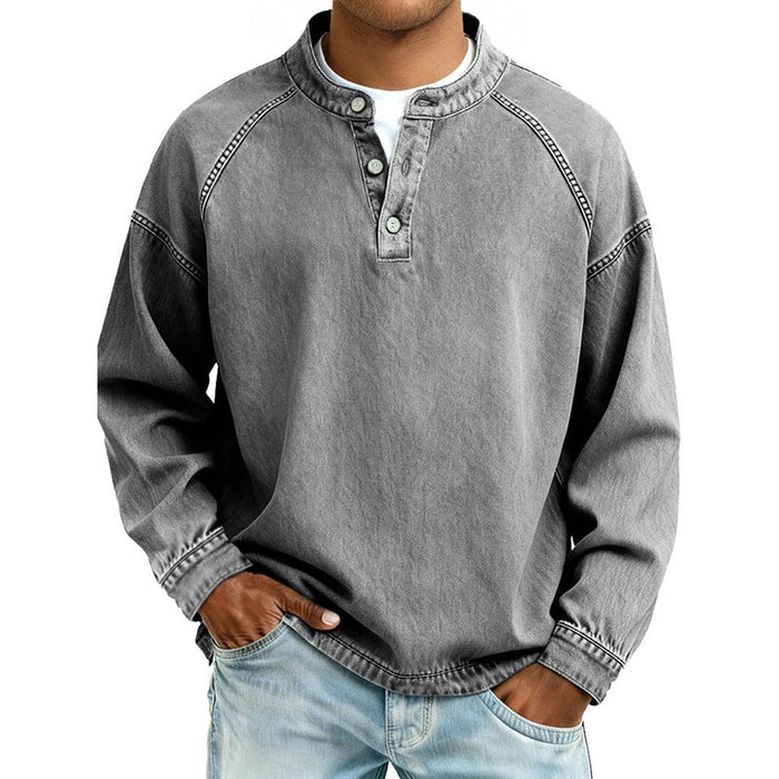 Henley placket