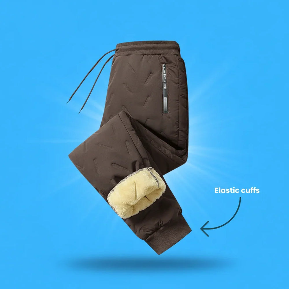 Sherpa-Lined Water-Resistant Thermal Pants