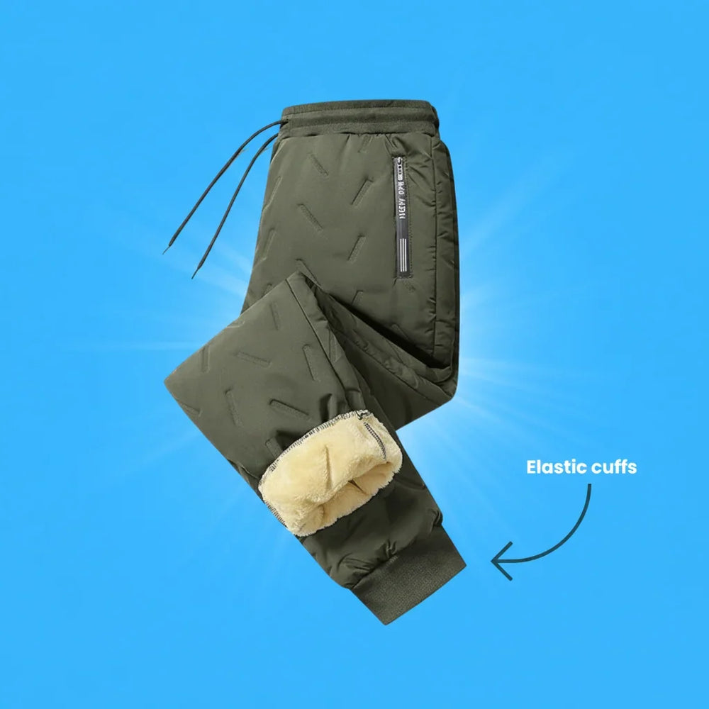 Sherpa-Lined Water-Resistant Thermal Pants