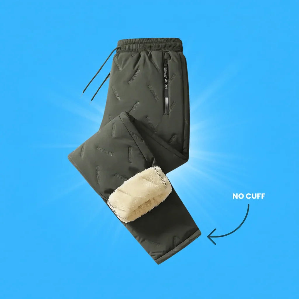 Sherpa-Lined Water-Resistant Thermal Pants