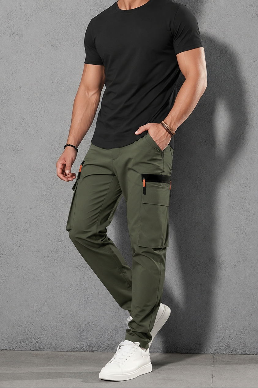 Men's Stretch Terry Cargo Pants