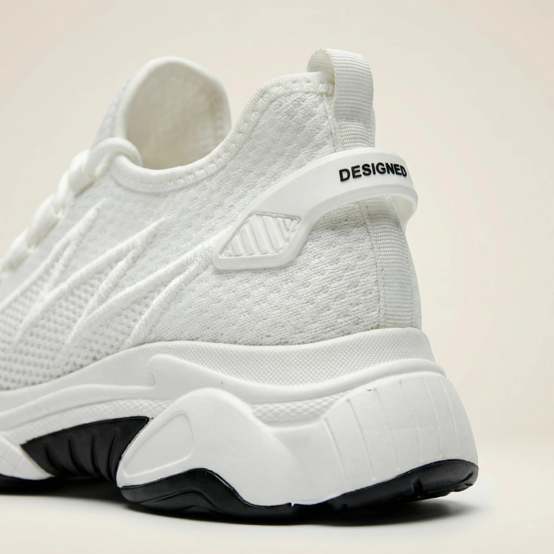 Height-Boosting Knit Sneakers