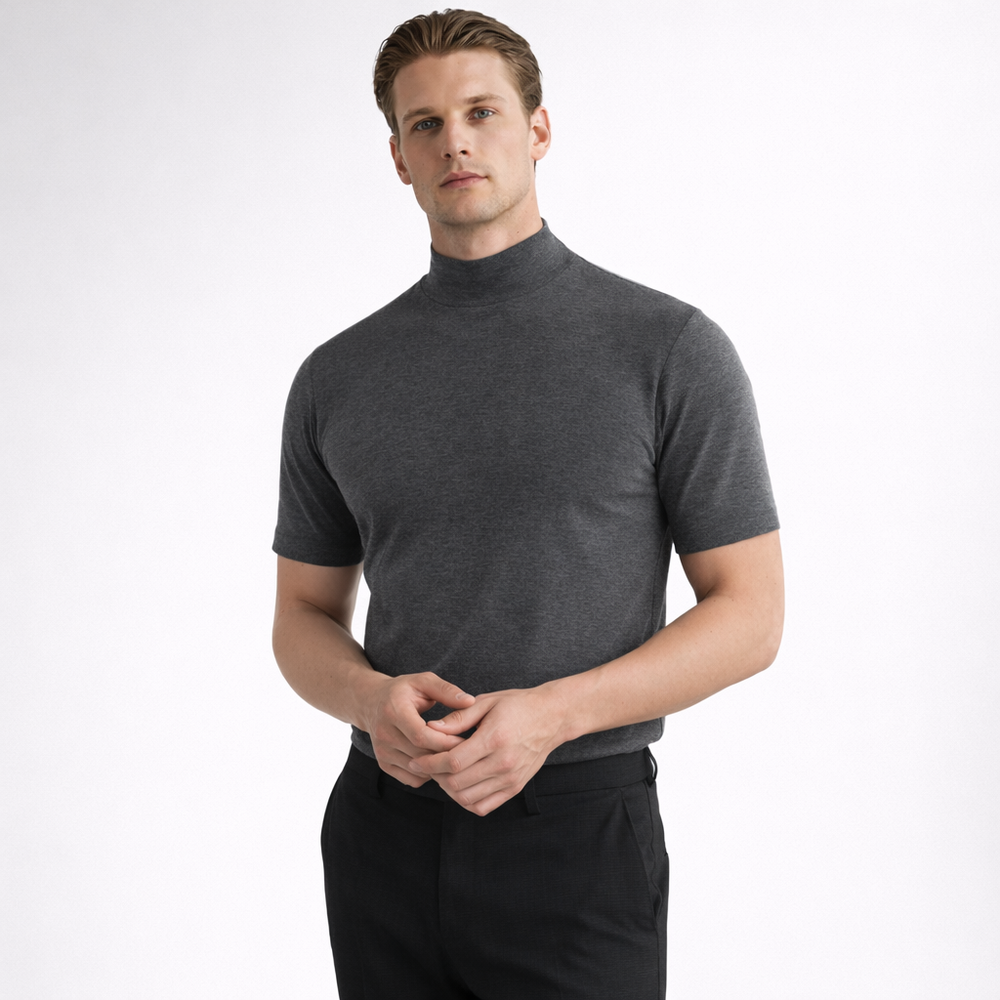 Men's Mock Neck T-Shirt