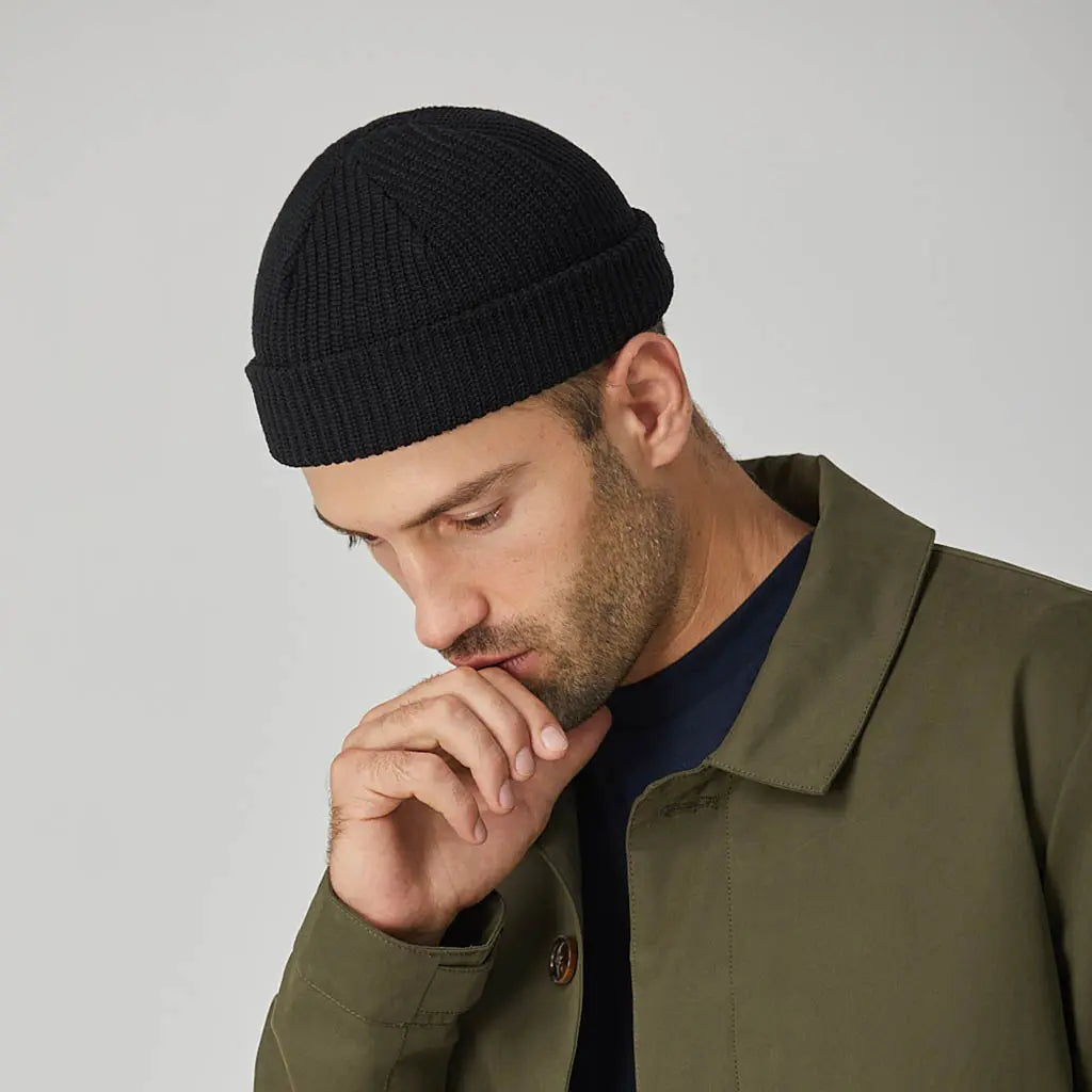 Men's Ribbed Fisherman Beanie