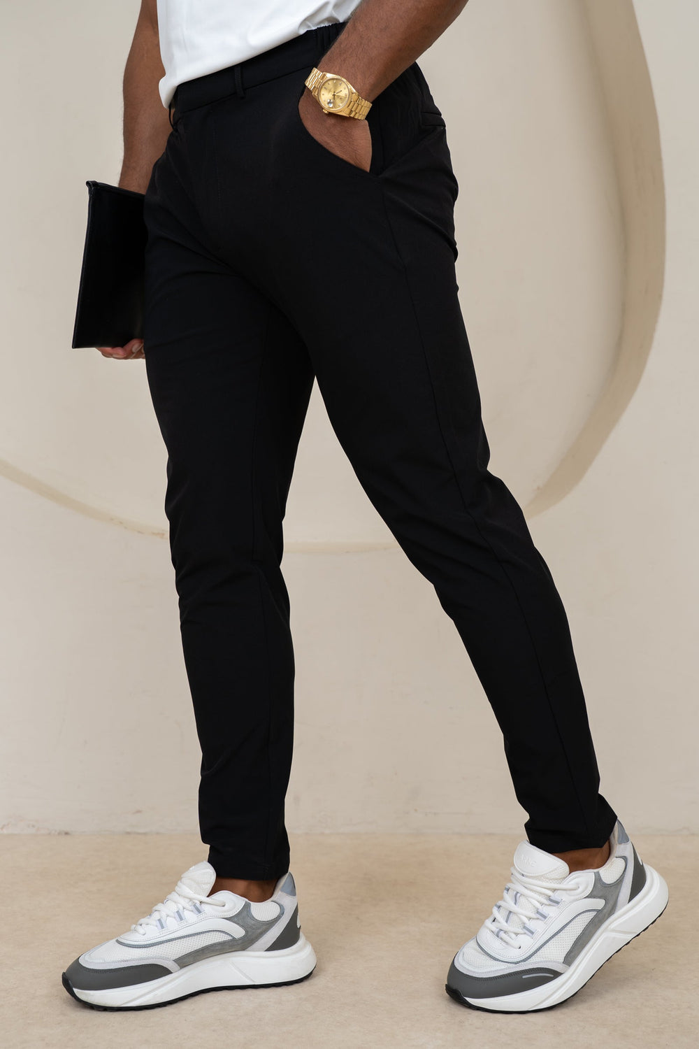 Men's Tapered Stretch Everyday Trousers