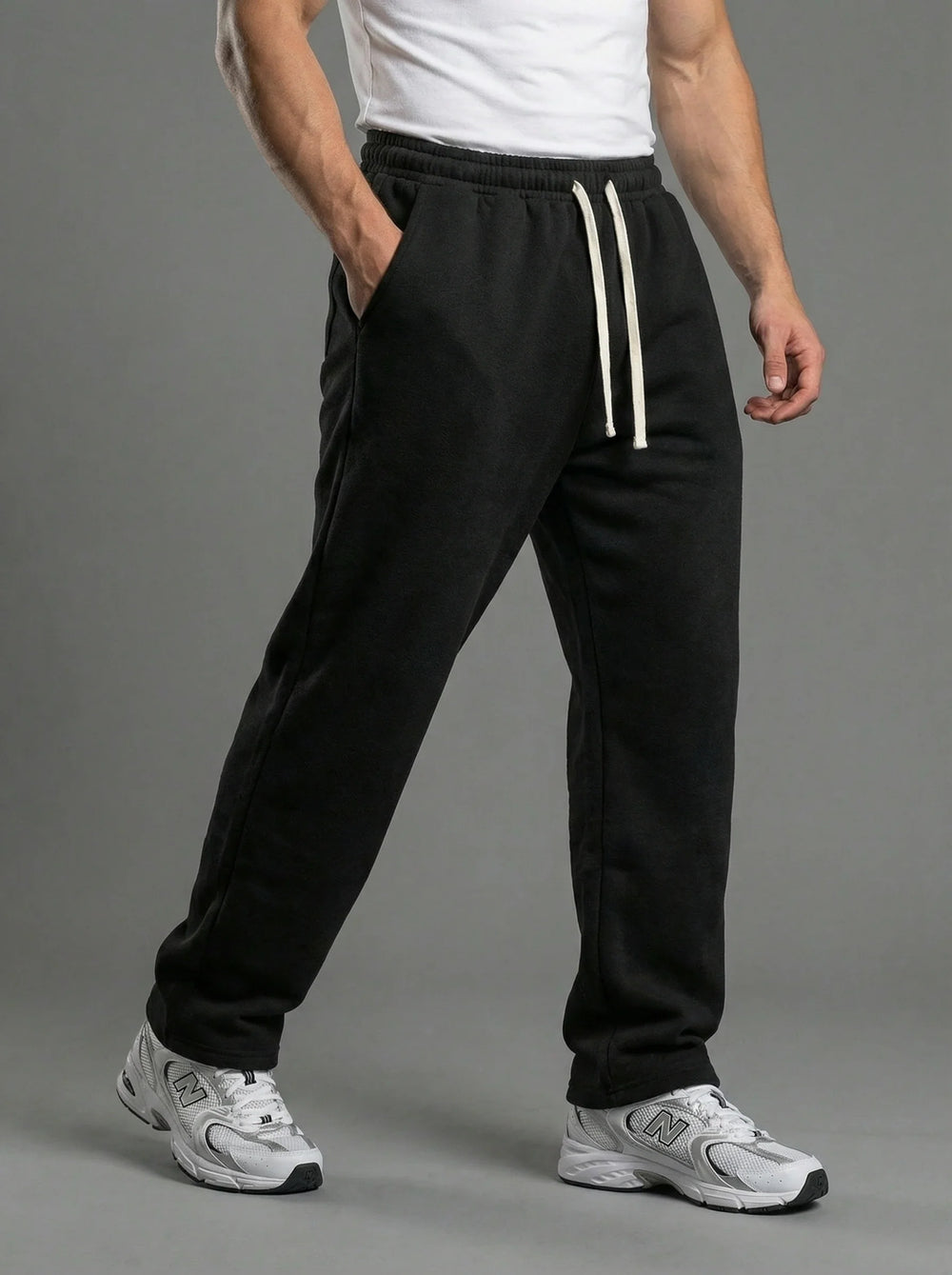 Men's Fleece-Lined Relaxed Sweatpants