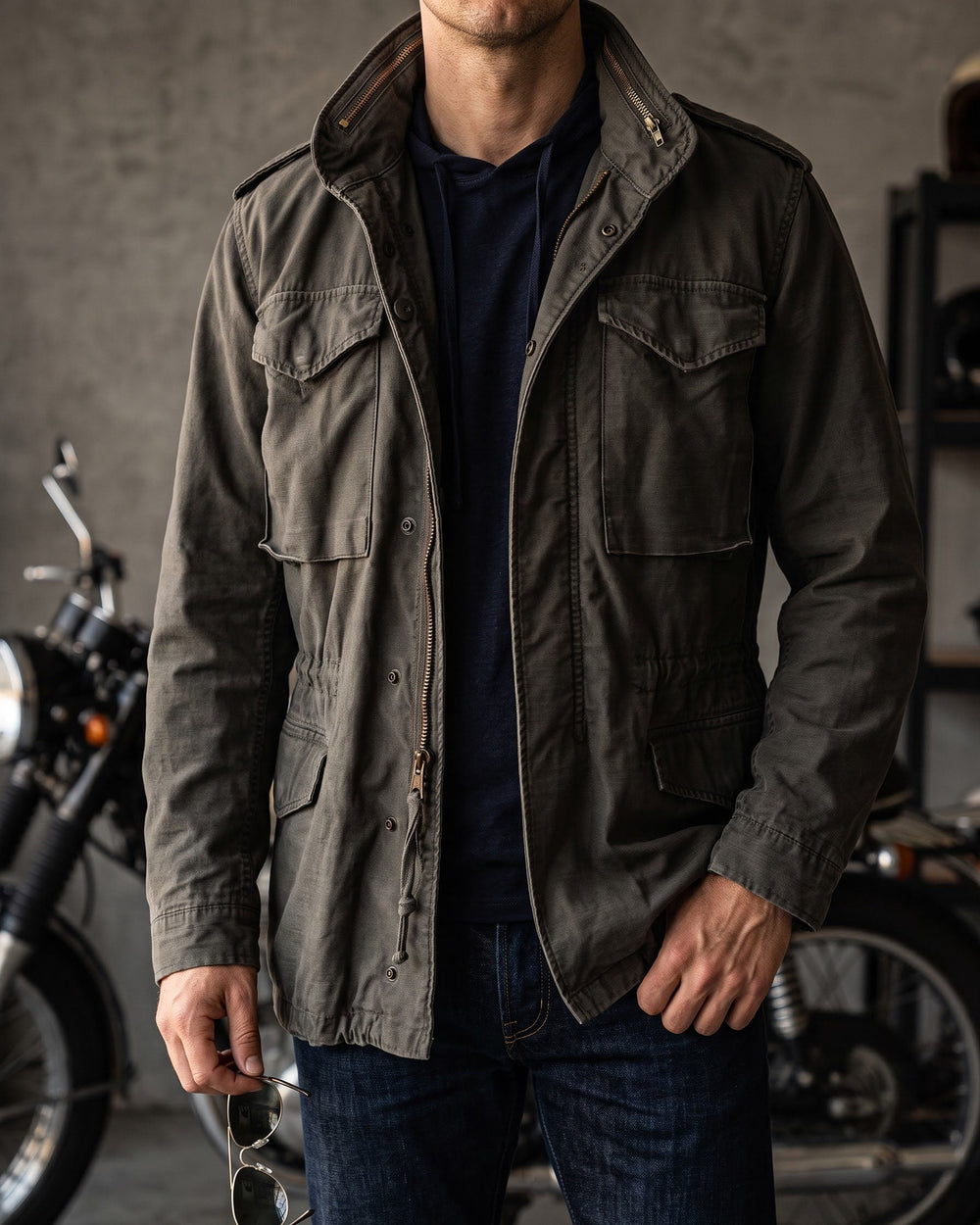 Men's Washed Canvas Field Jacket