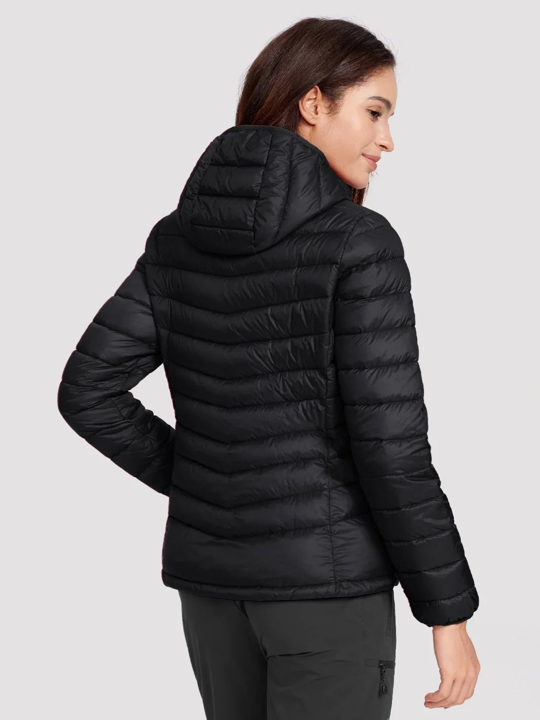 Lightweight Packable Hooded Puffer Jacket