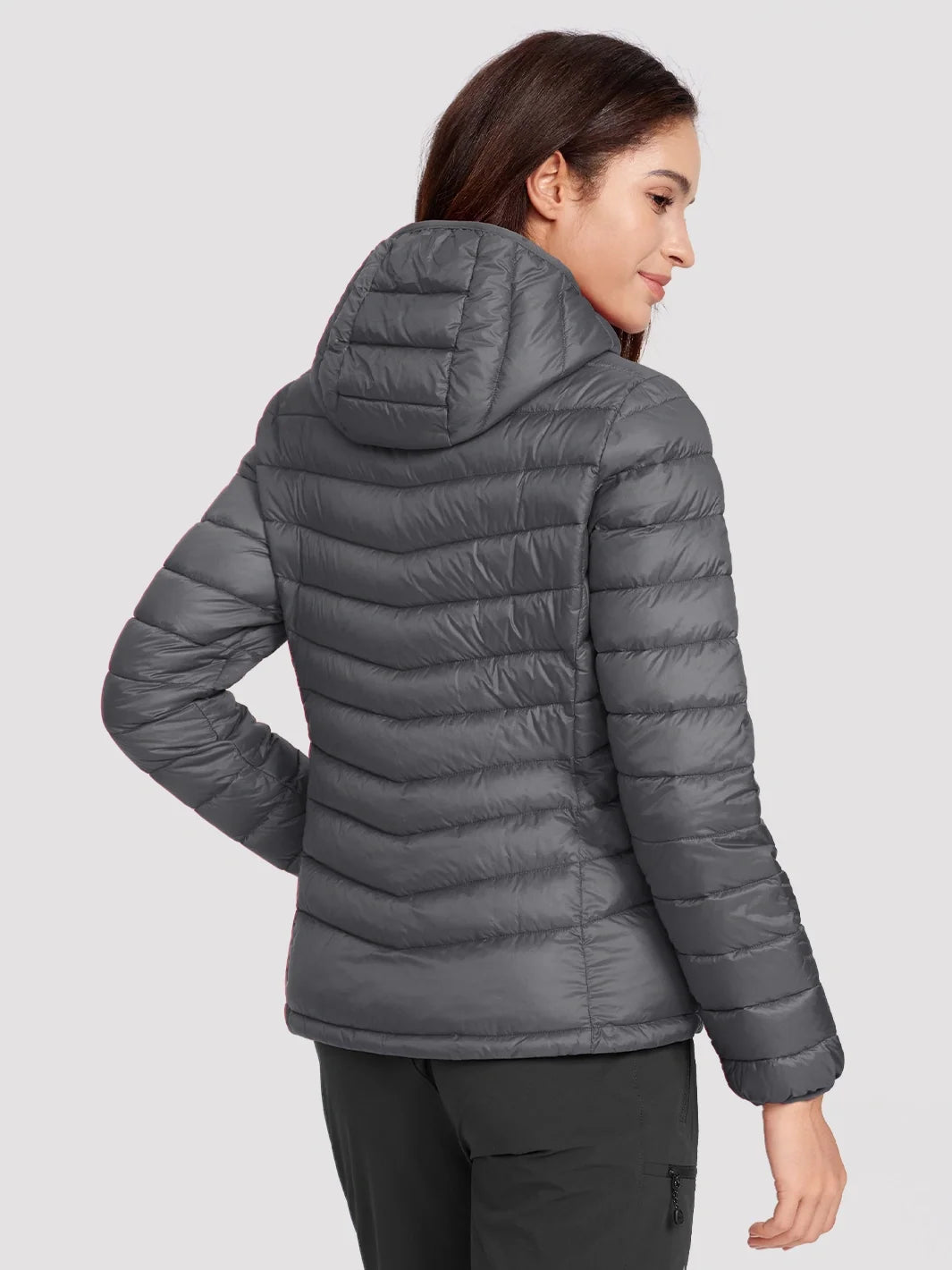 Lightweight Packable Hooded Puffer Jacket