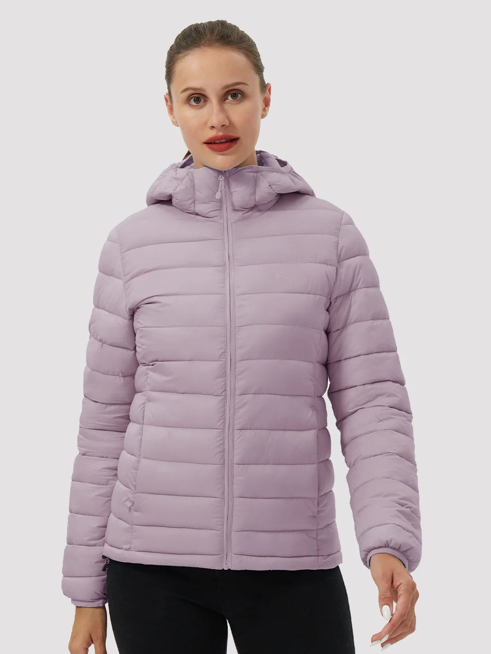 Lightweight Packable Hooded Puffer Jacket