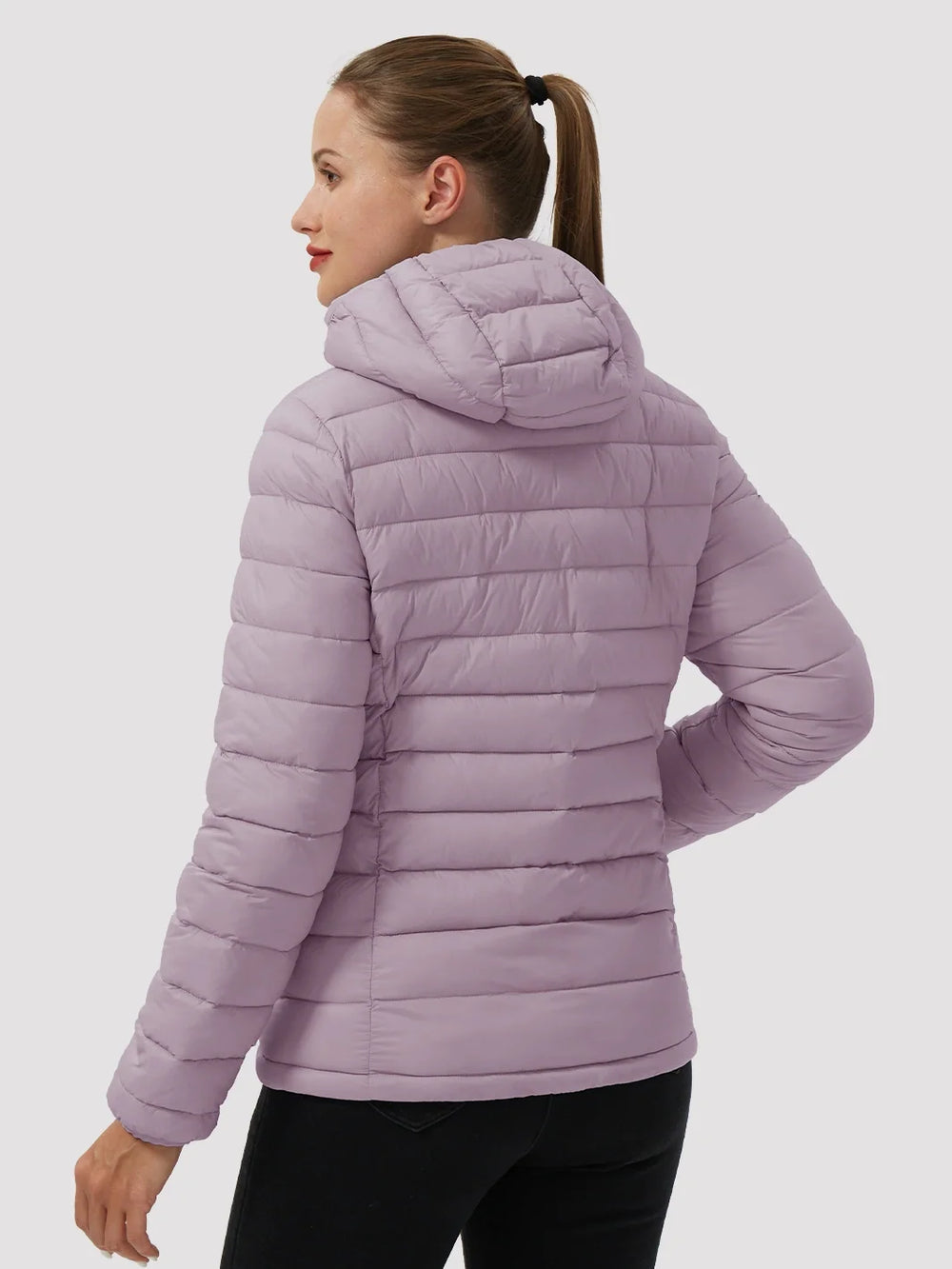 Lightweight Packable Hooded Puffer Jacket