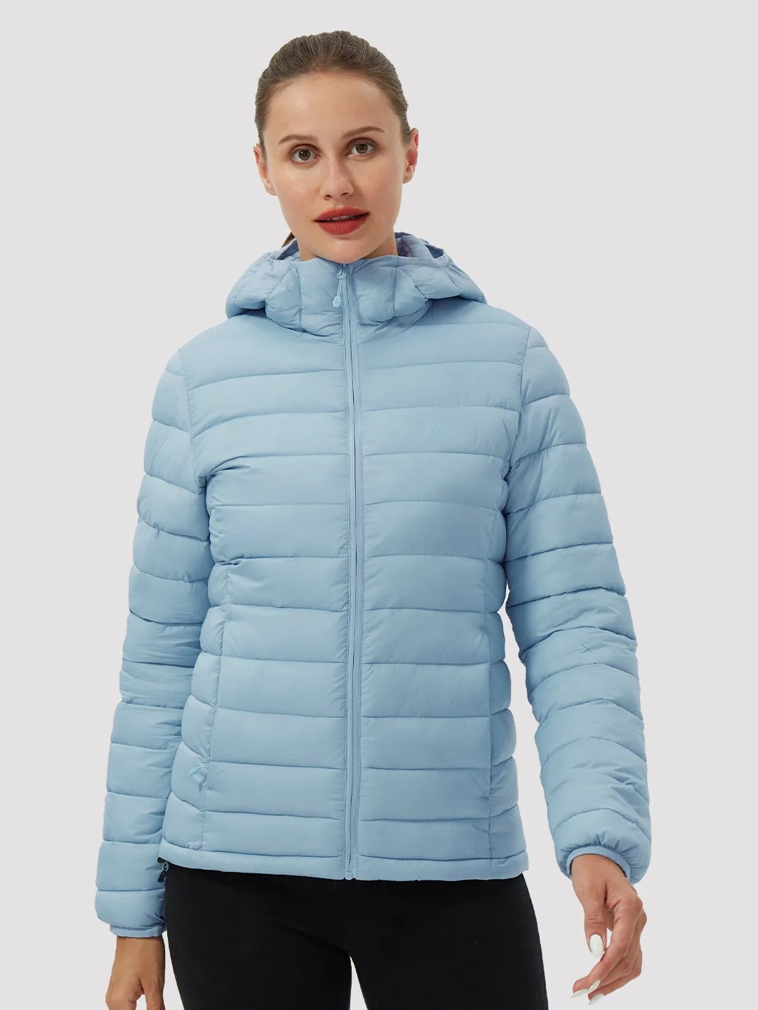 Lightweight Packable Hooded Puffer Jacket
