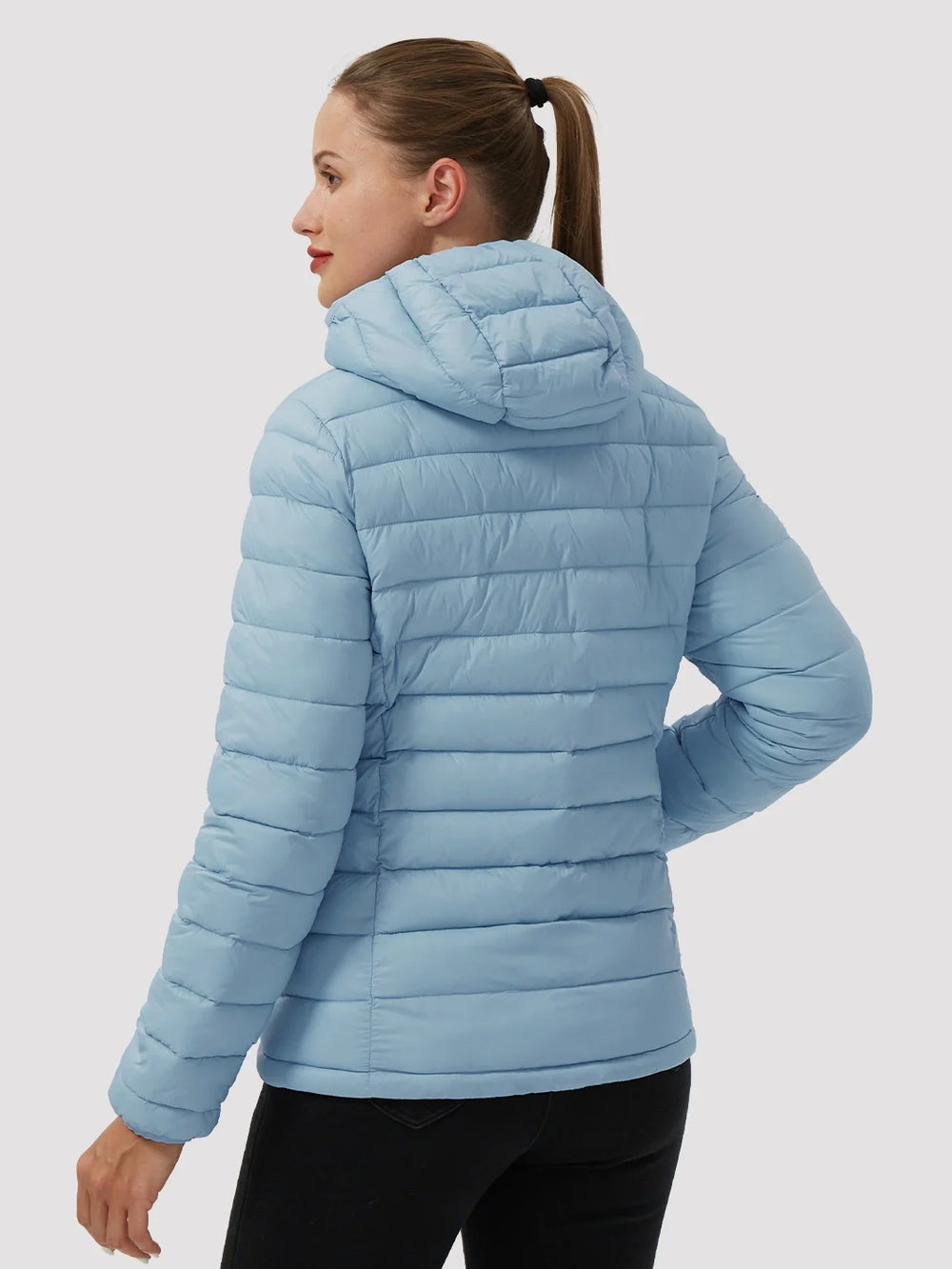 Lightweight Packable Hooded Puffer Jacket