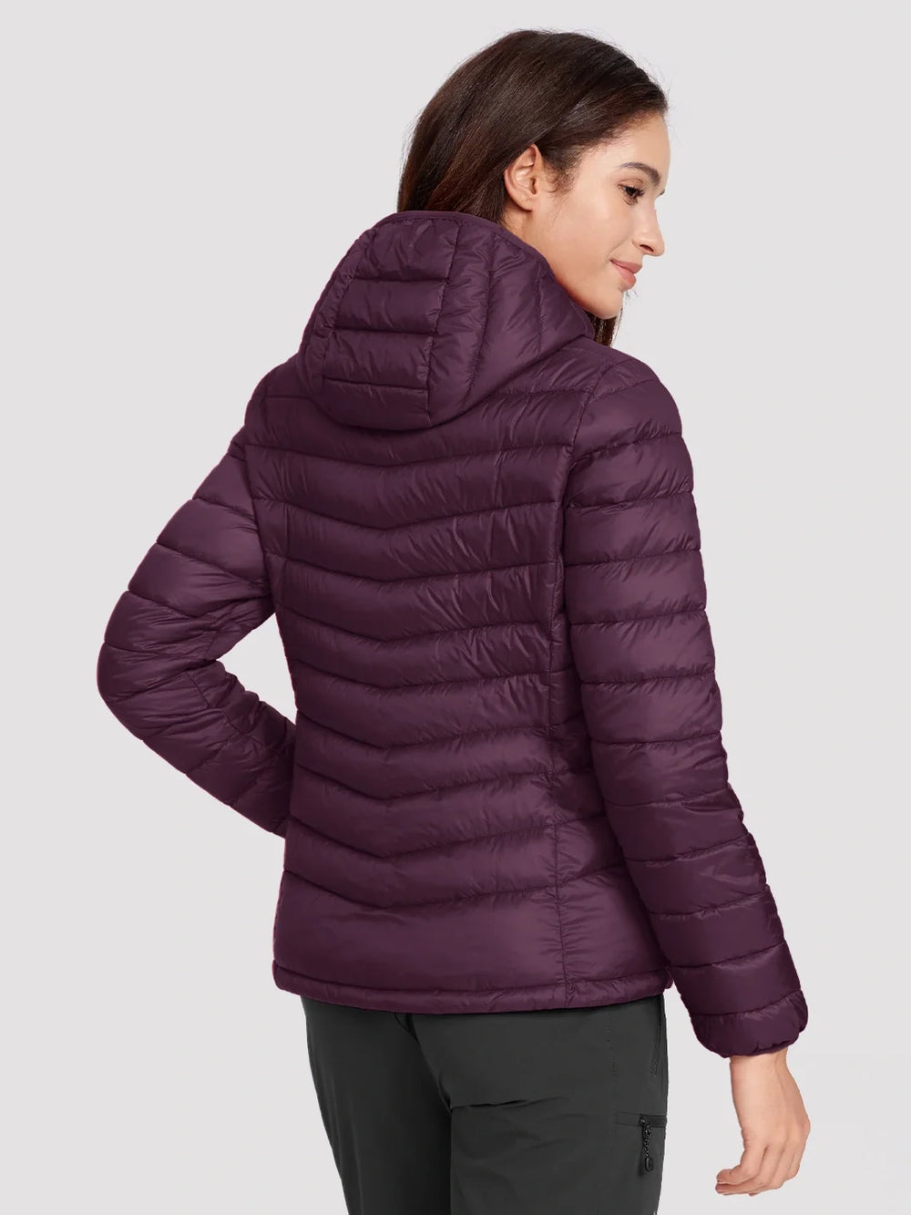 Lightweight Packable Hooded Puffer Jacket