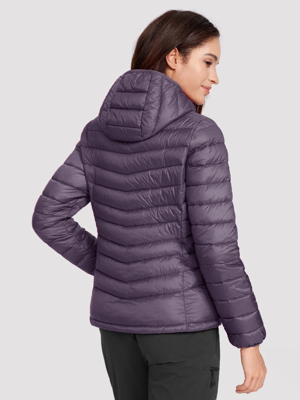 Lightweight Packable Hooded Puffer Jacket
