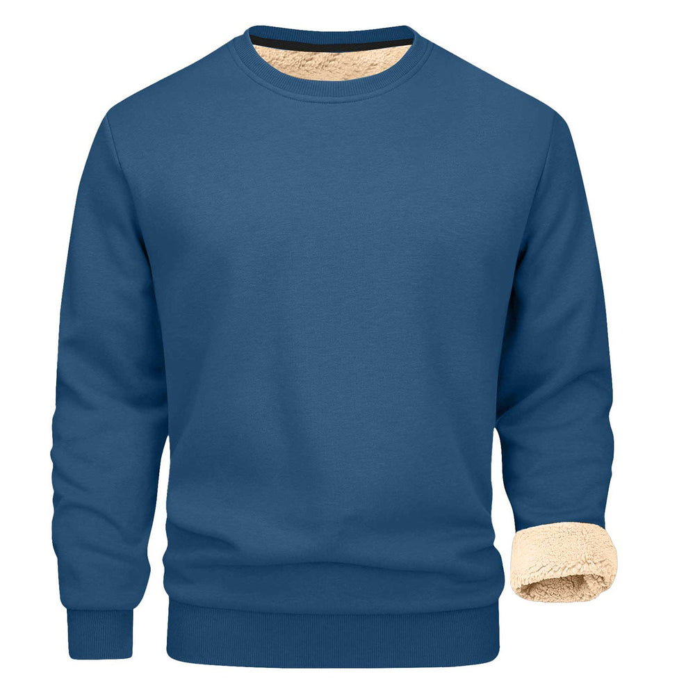 Men's Sherpa-Lined Crewneck Sweatshirt