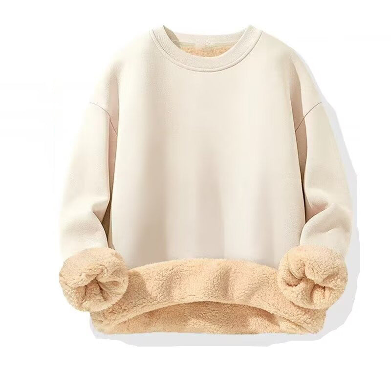 Men's Sherpa-Lined Crewneck Sweatshirt