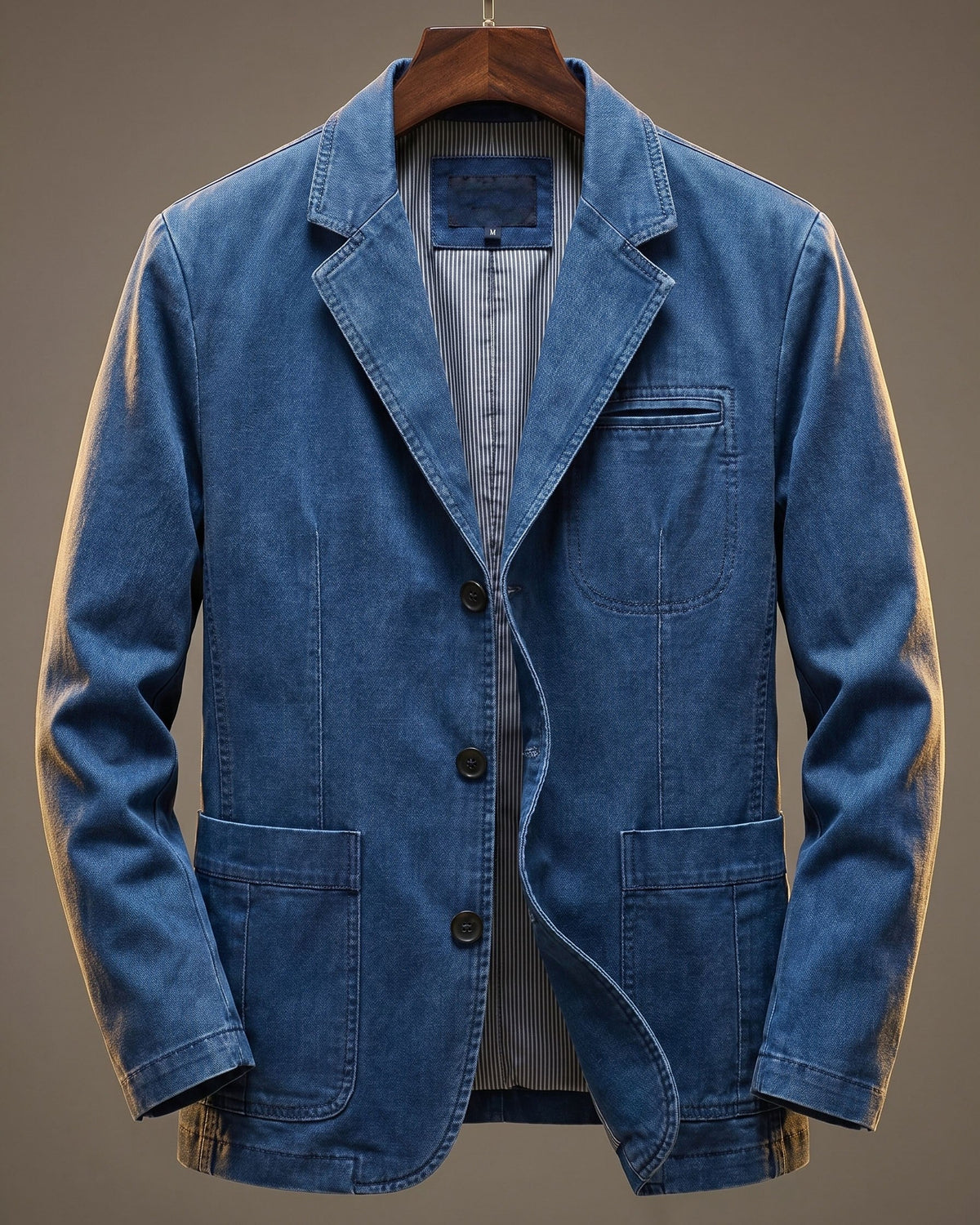 Men's Washed Cotton Blazer