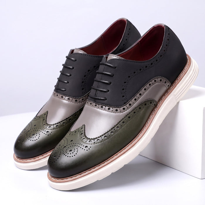 Gray and green