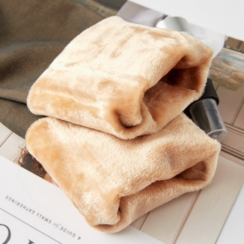 Sheer-Look Fleece-Lined Winter Tights