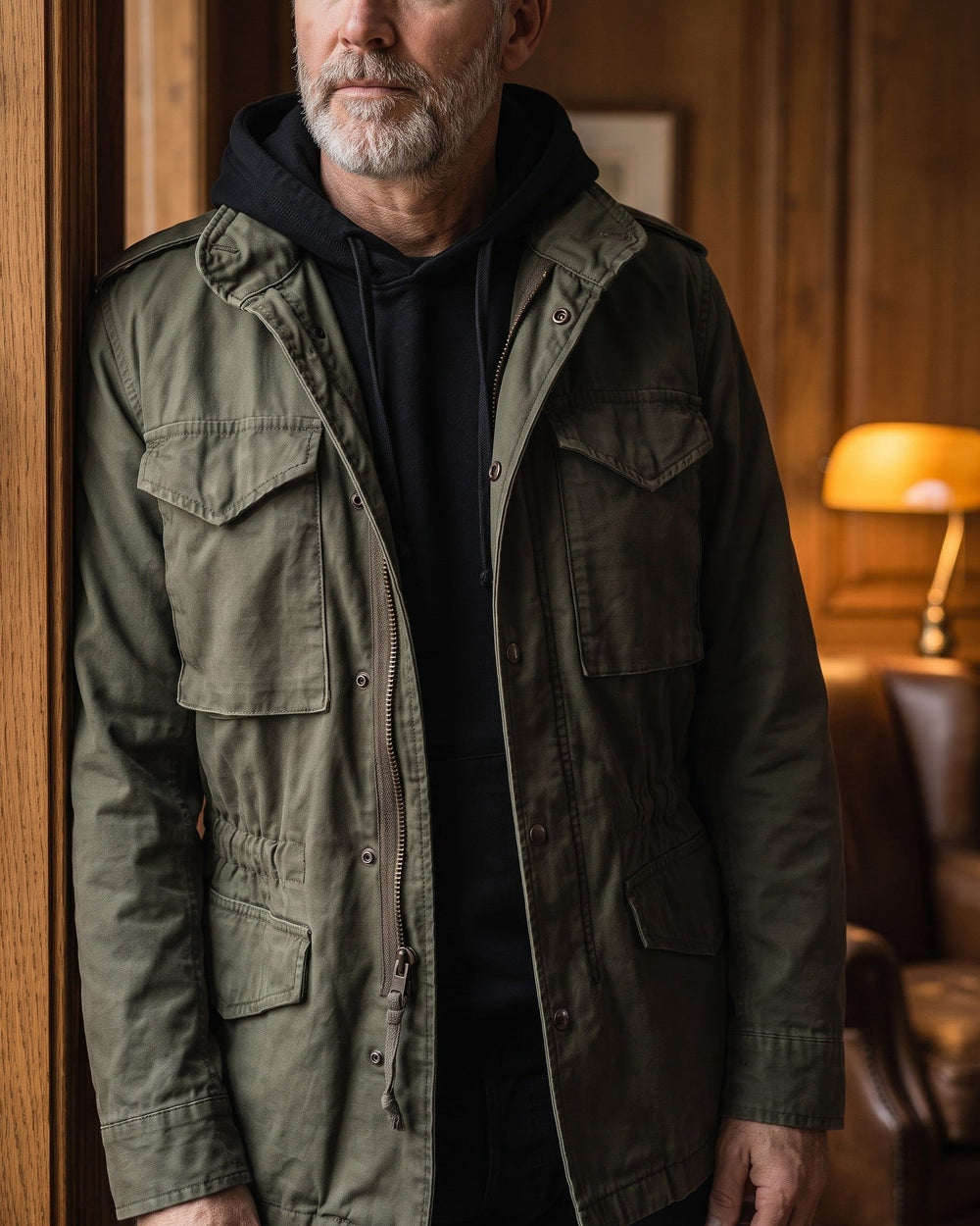Men's Washed Canvas Field Jacket