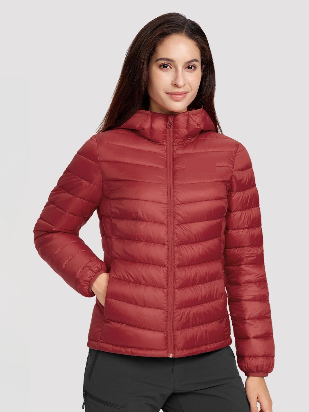 Lightweight Packable Hooded Puffer Jacket