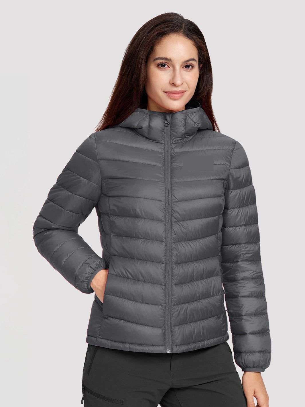 Lightweight Packable Hooded Puffer Jacket