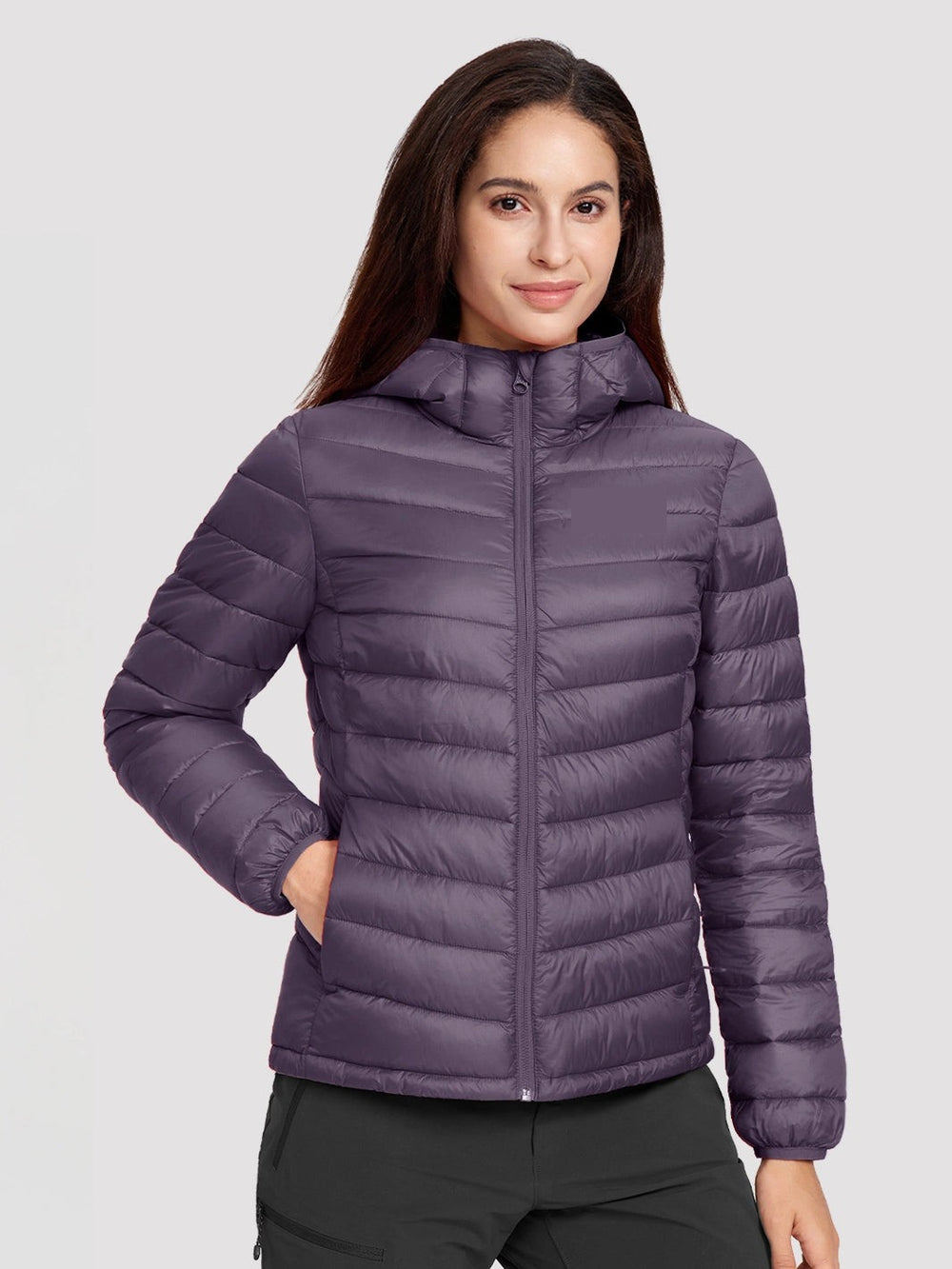 Lightweight Packable Hooded Puffer Jacket