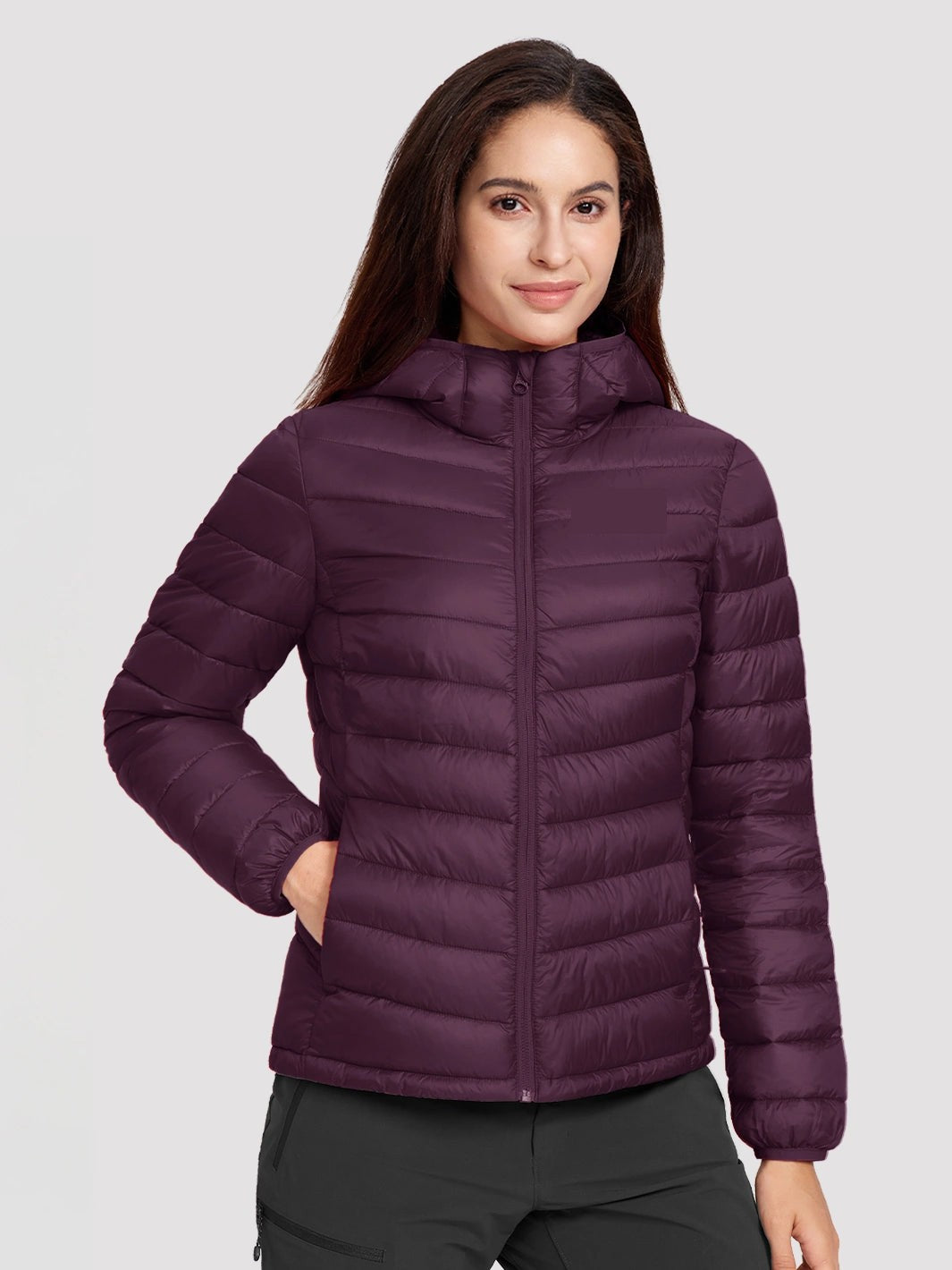 Lightweight Packable Hooded Puffer Jacket