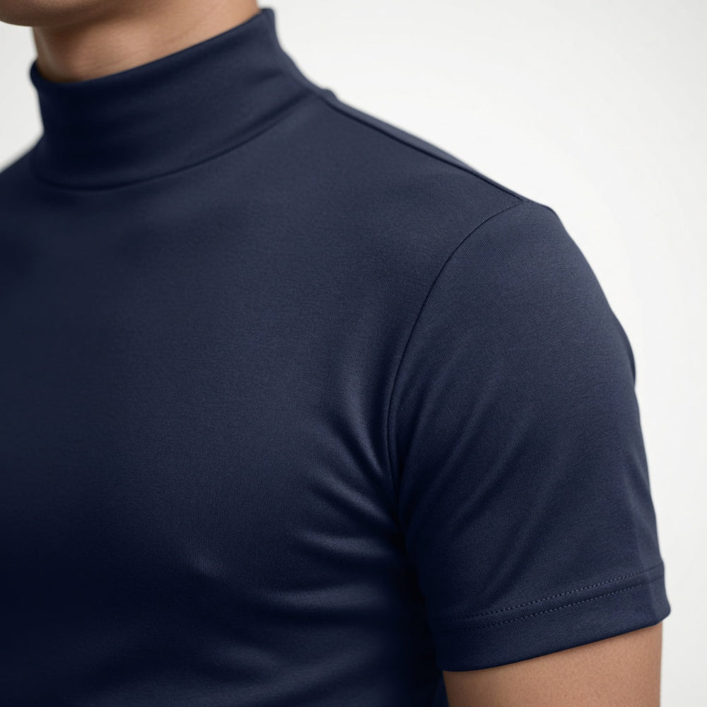 Men's Mock Neck T-Shirt
