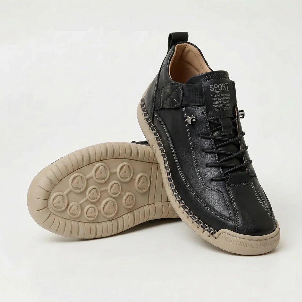 Cushioned Lace-Up Everyday Walking Sneakers