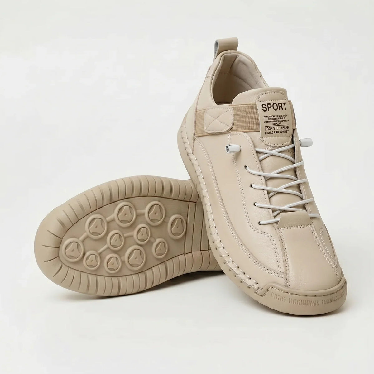 Cushioned Lace-Up Everyday Walking Sneakers