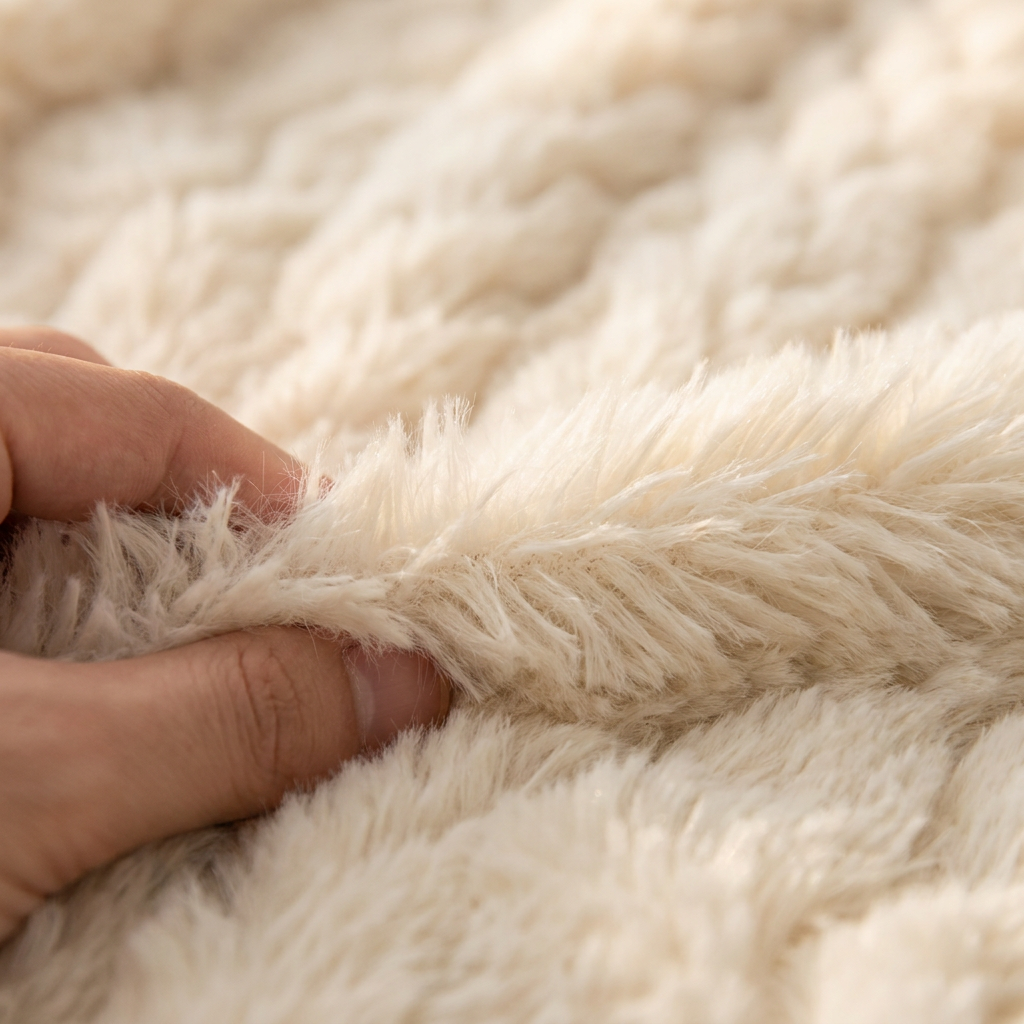 Cable-Texture Plush Fleece Lounge Set