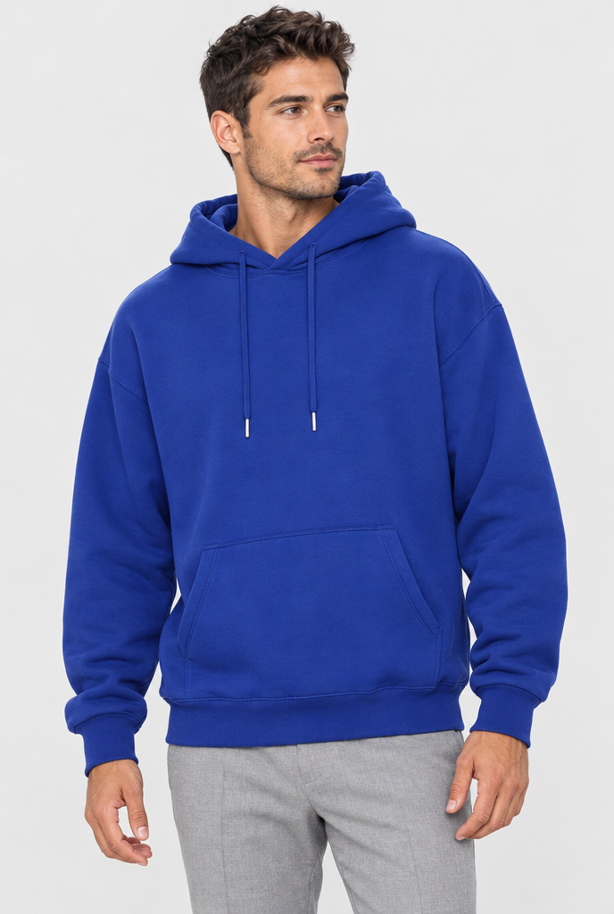 Drawstring hood