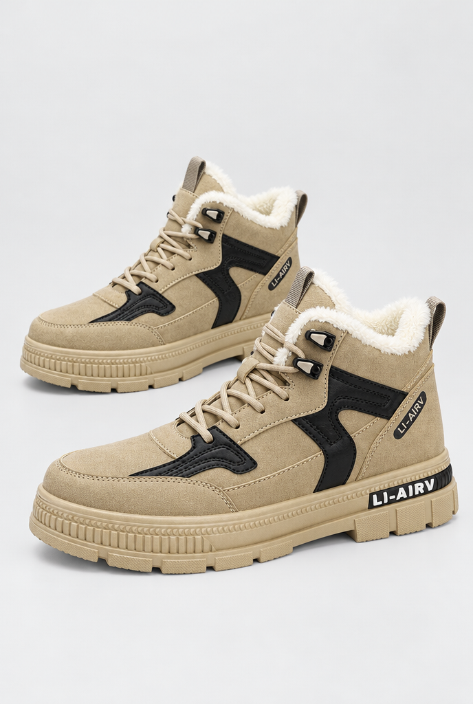 On foot