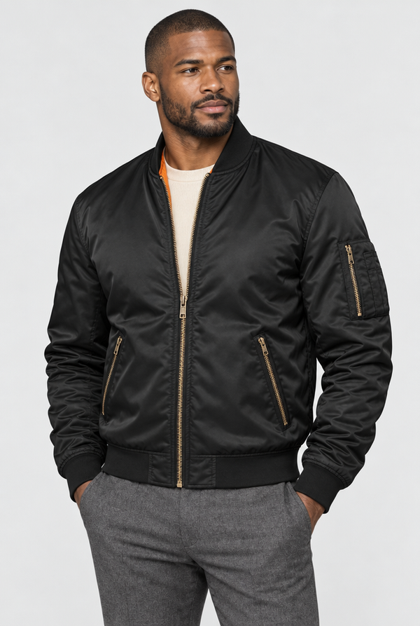 Men's Classic Flight Bomber Jacket