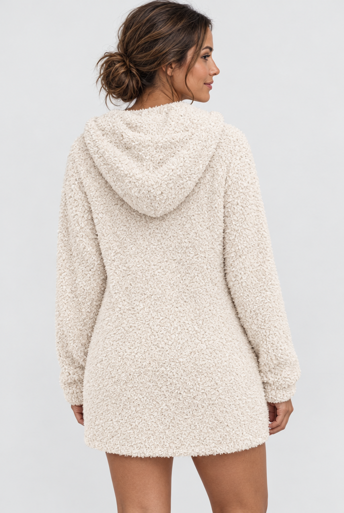 Hooded cardigan