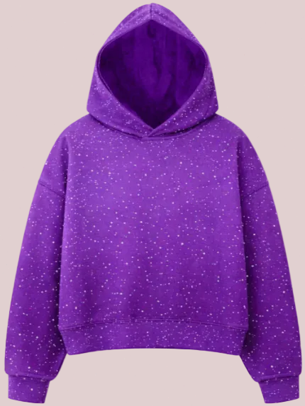 Glitter Rhinestone Hoodie