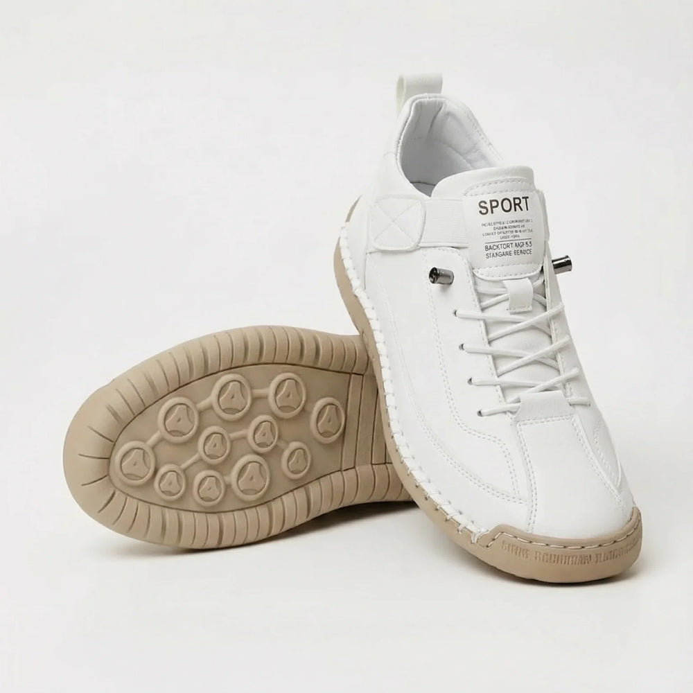 Cushioned Lace-Up Everyday Walking Sneakers