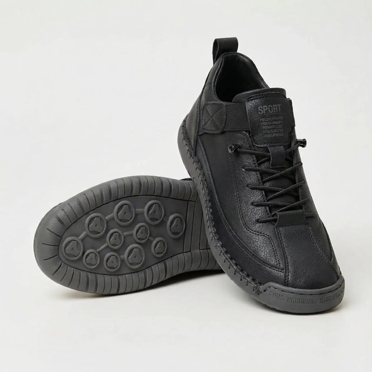 Cushioned Lace-Up Everyday Walking Sneakers
