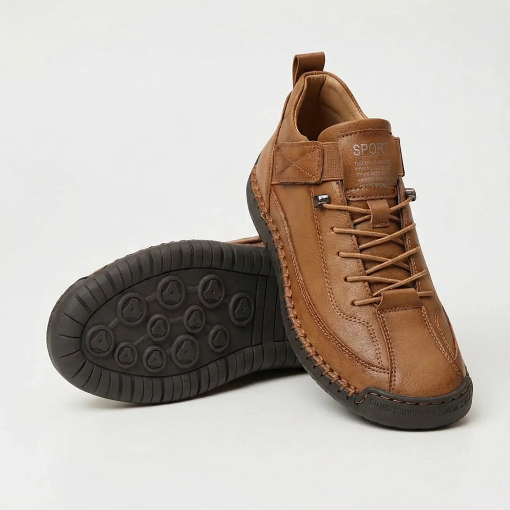 Cushioned Lace-Up Everyday Walking Sneakers