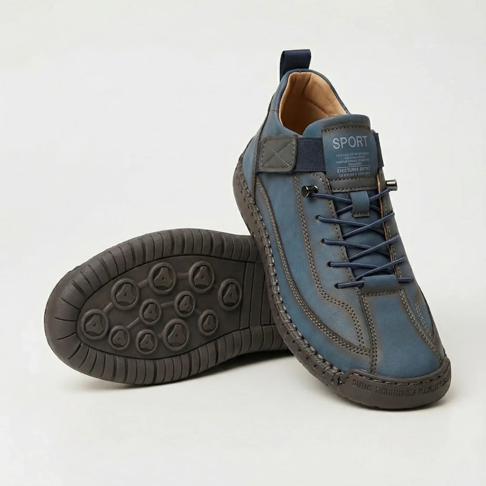 Cushioned Lace-Up Everyday Walking Sneakers