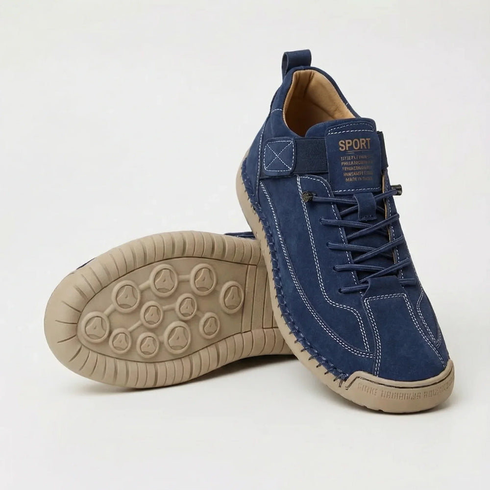 Cushioned Lace-Up Everyday Walking Sneakers