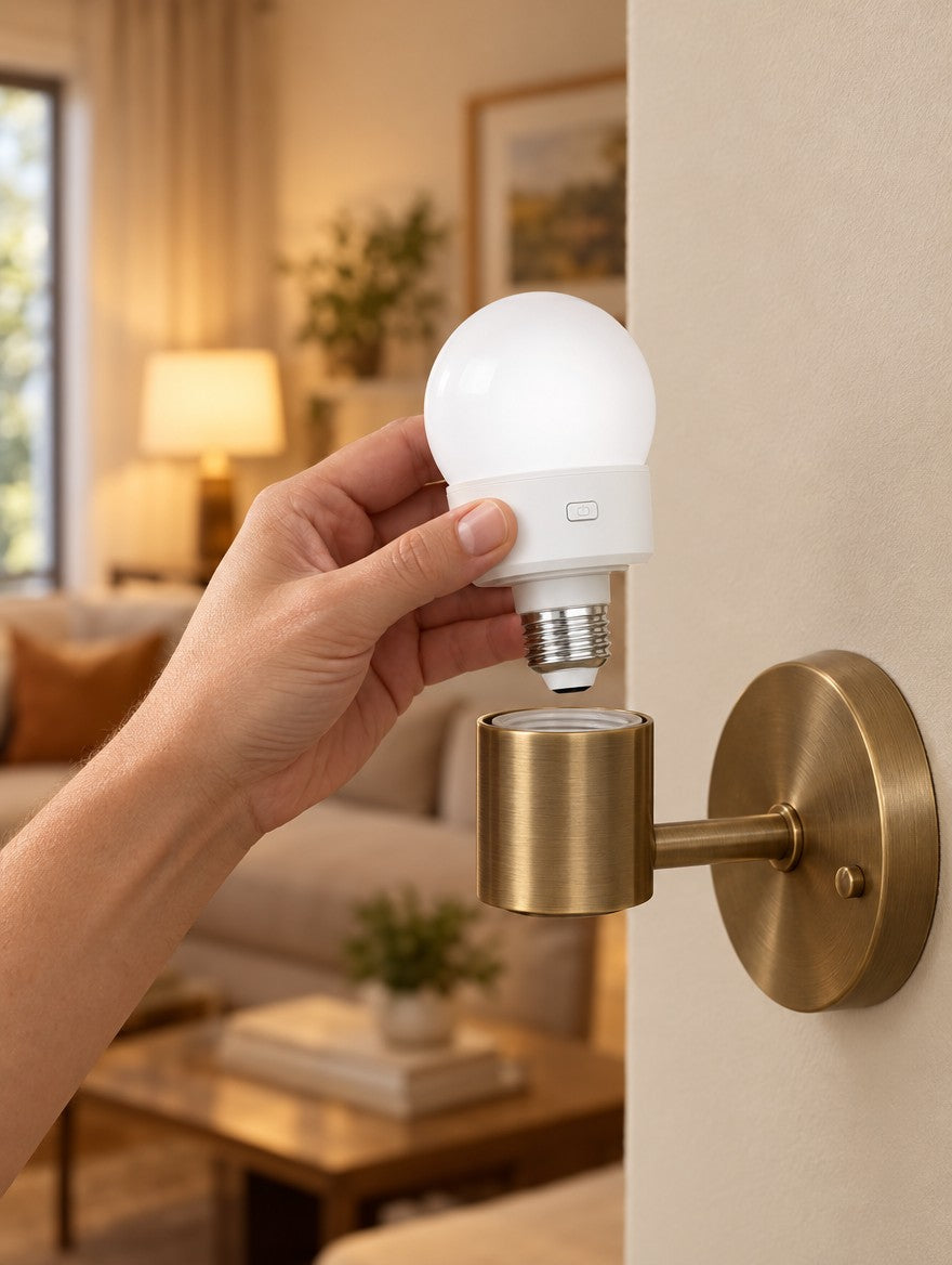 Rechargeable Light Bulb with Remote